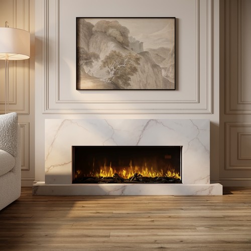 Freestanding electric fire - freestanding,