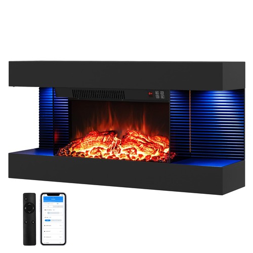 Electric fireplace wall - electric,