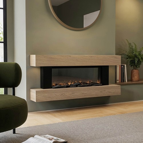 Oak wall mounted - wall-mounted, electric