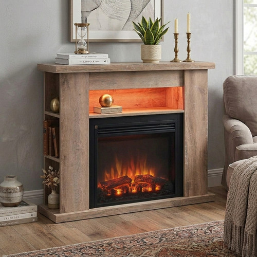 Electric fireplace suite - fireplace,