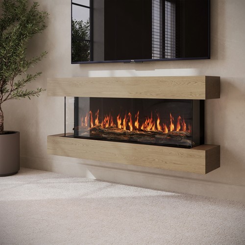 Oak media wall mounted sided - media,