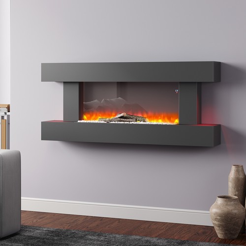 Black fireplace suit h - 50",