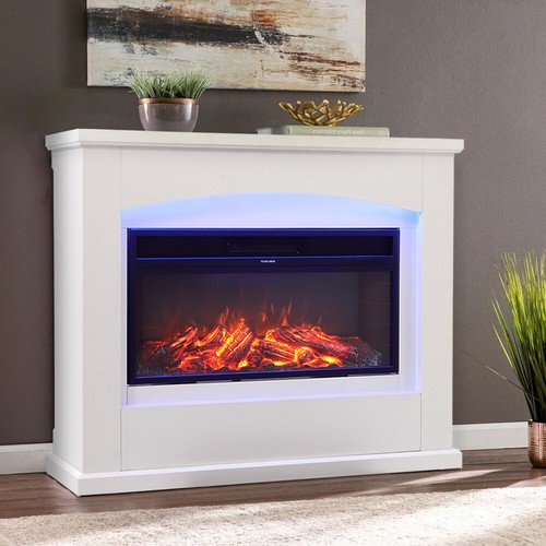 Free standing fireplace with - free,