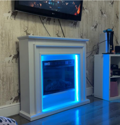 Electric fireplace suite led - suite,