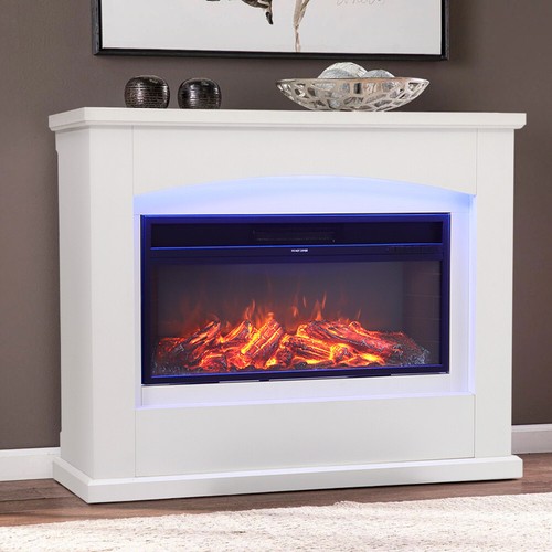 Electric fire and - fire,