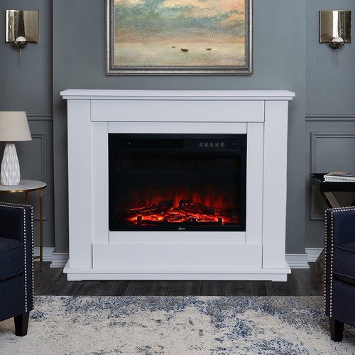 Modern electric fire suite - modern,