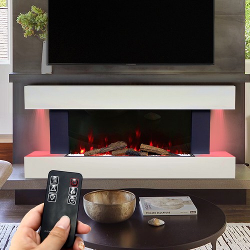 52inch white fireplace suite - 52inch,