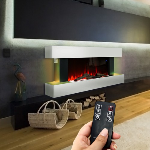White wall mounted electric - mounted,