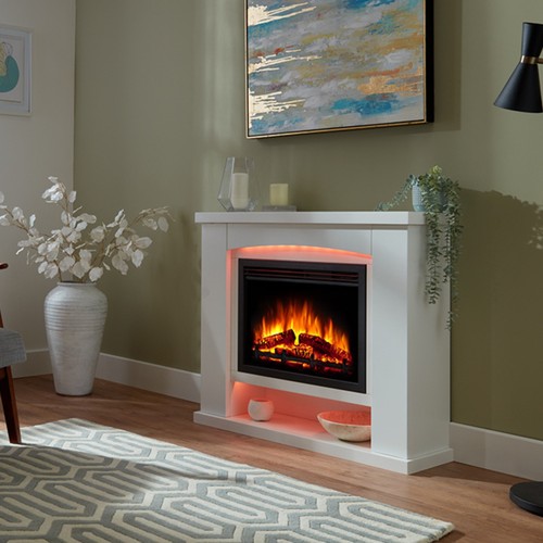Electric fireplace with - electric,