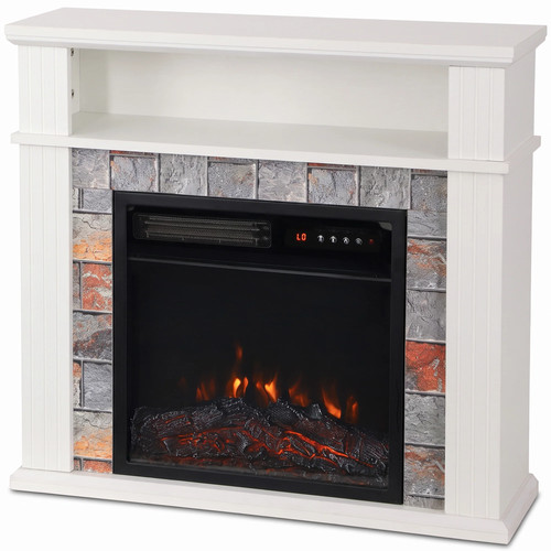 1800w white electric fireplace - 1800w,