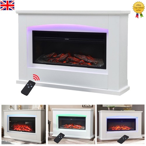 Free standing fireplace with - standing,