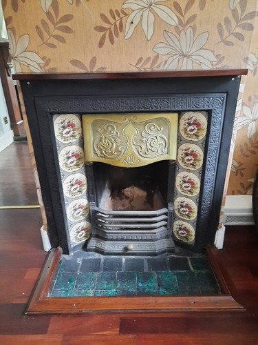 Hall traditional fireplace - traditional,