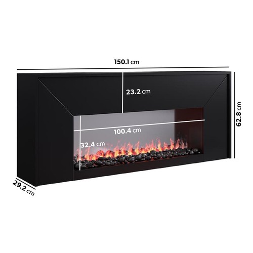 Black freestanding electric - black,
